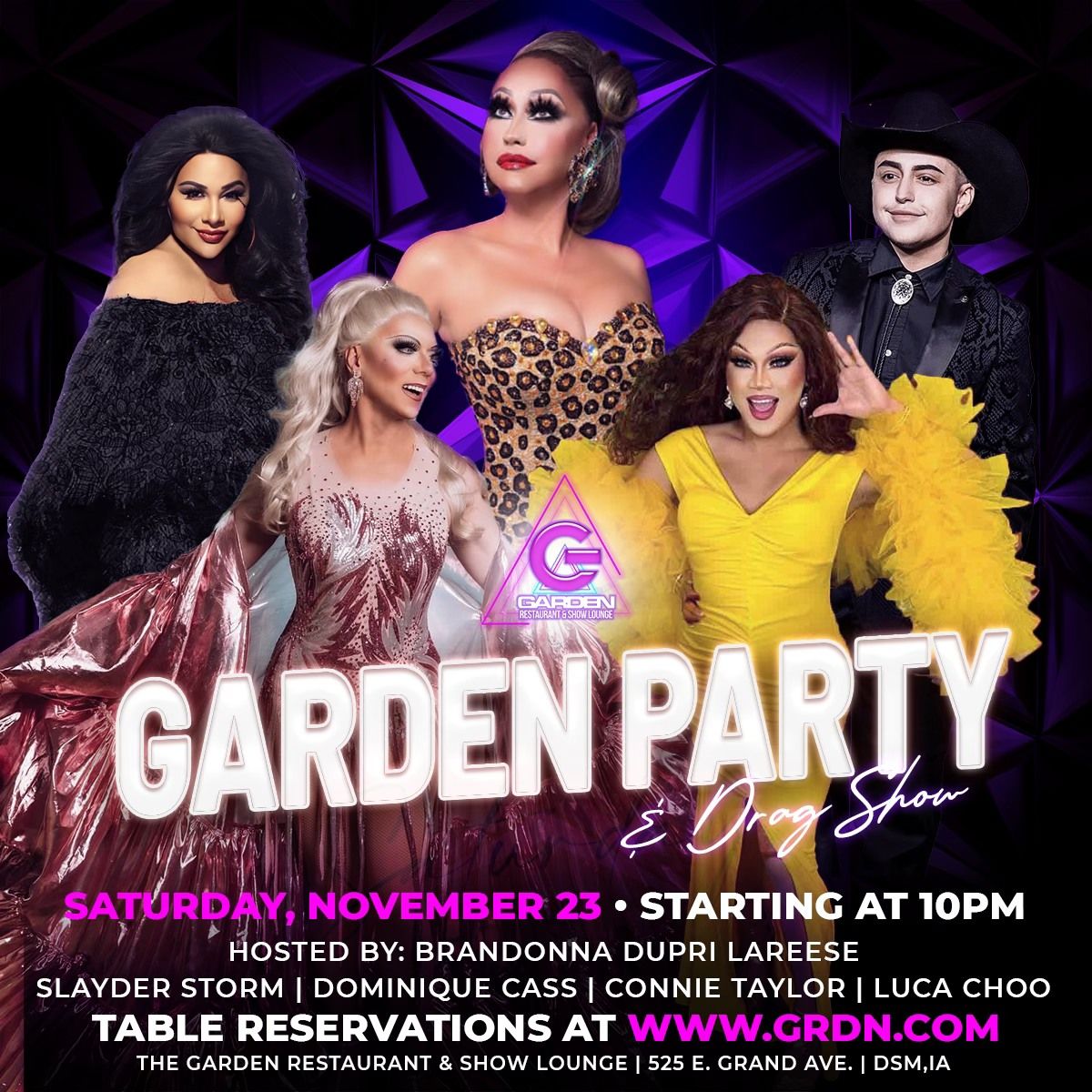 GARDEN PARTY + DRAG SHOW