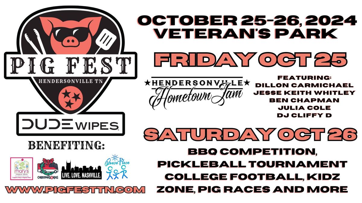 Pig Fest 2024- Presented by DUDE WIPES