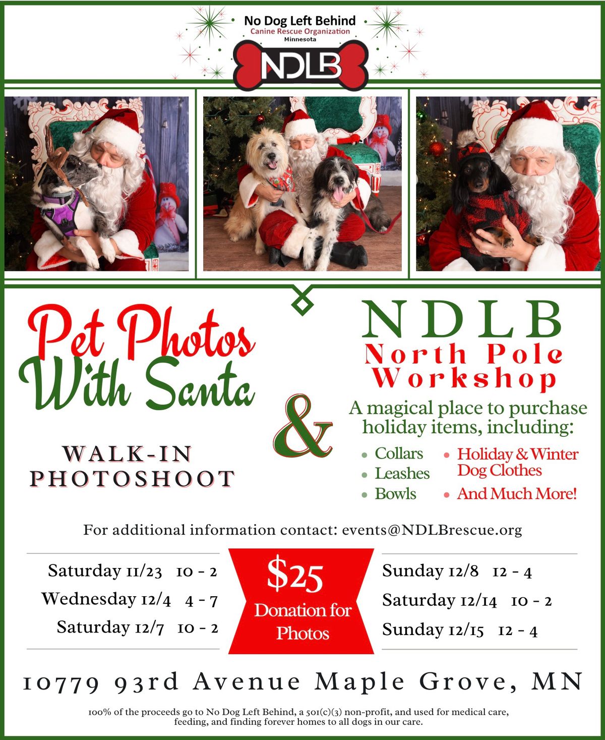 NDLB Santa Photos and Store \ud83c\udf85