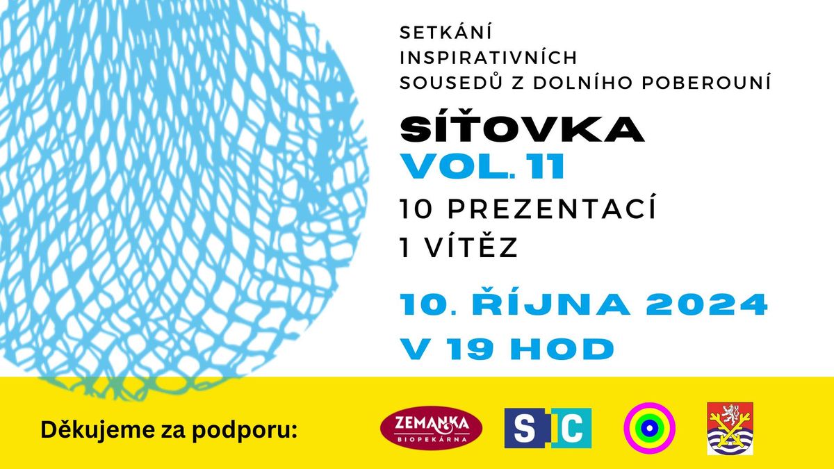 S\u00ed\u0165ovka vol.11 - Setkan\u00ed inspirativn\u00edch lid\u00ed od Berounky