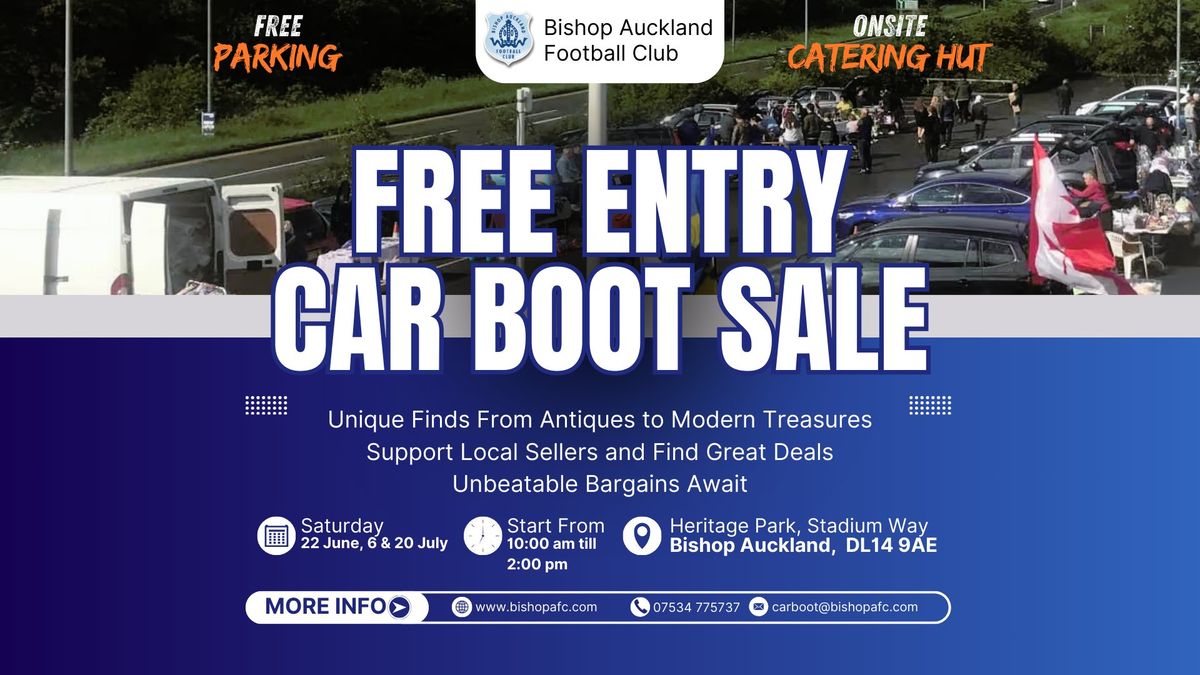 Free Entry Car Boot Sale