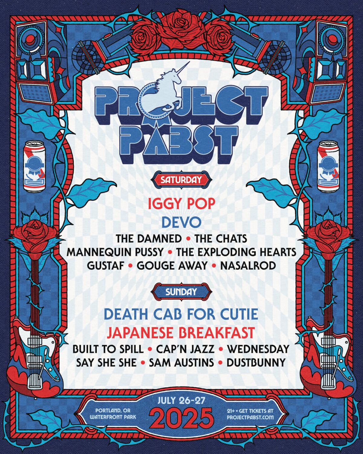 2025 Project Pabst Festival - Saturday at Tom McCall Waterfront Park