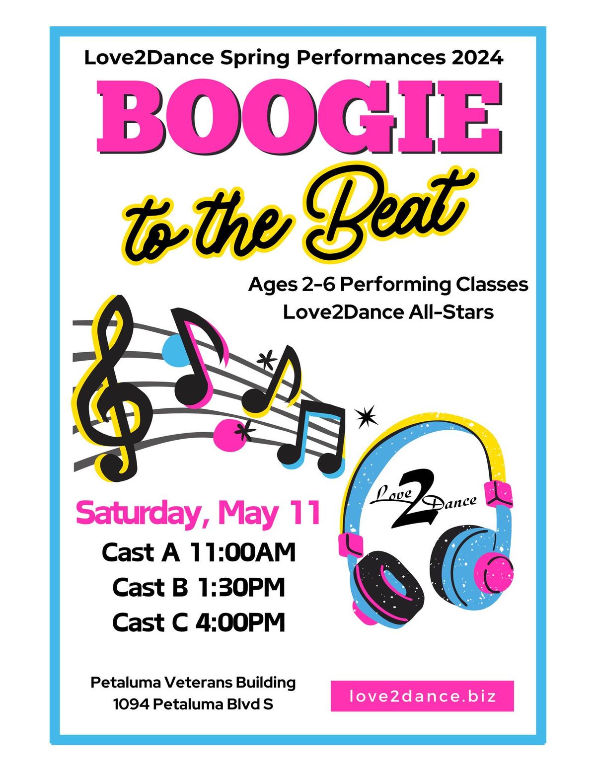 Love2Dance Spring Performance "Boogie to the Beat"