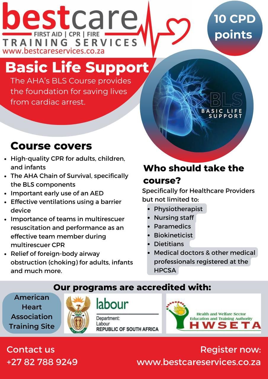 Basic Life Support (BLS) for Healthcare Providers in Pretoria