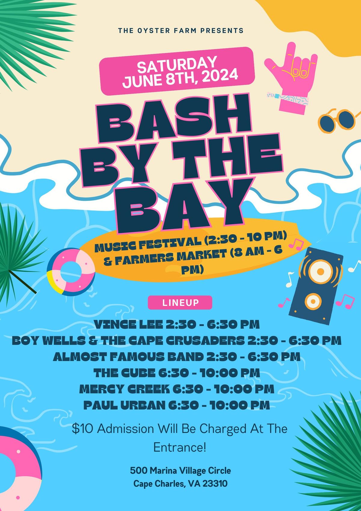 Bash By The Bay 2024, 500 Marina Village Circle, Cape Charles, VA