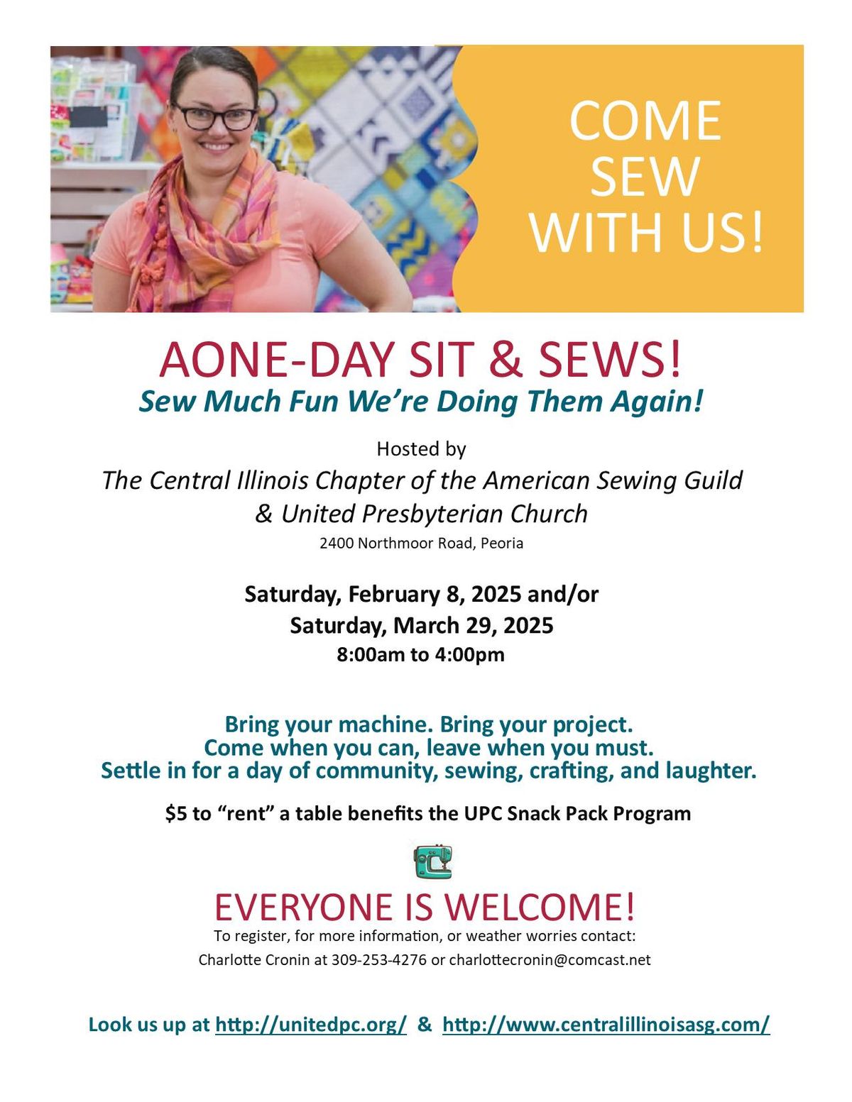 One-Day Sit and Sew