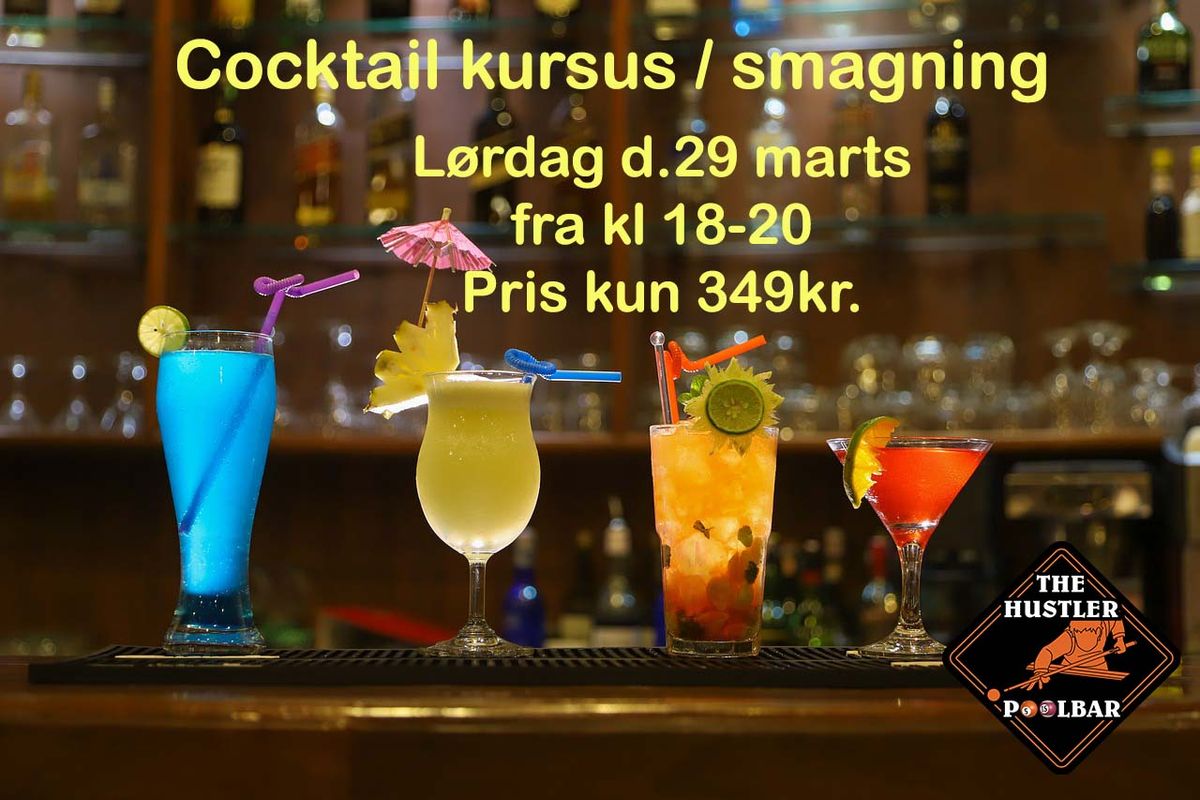 Cocktail kursus \/ smagning