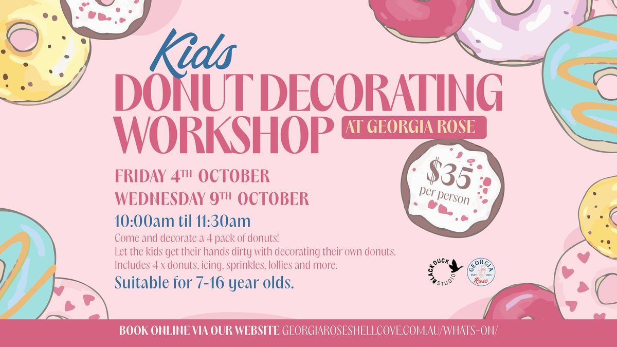 KIDS DONUT DECORATING WORKSHOP