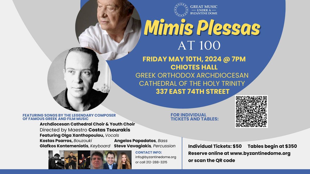 Concert: Mimis Plessas at 100!