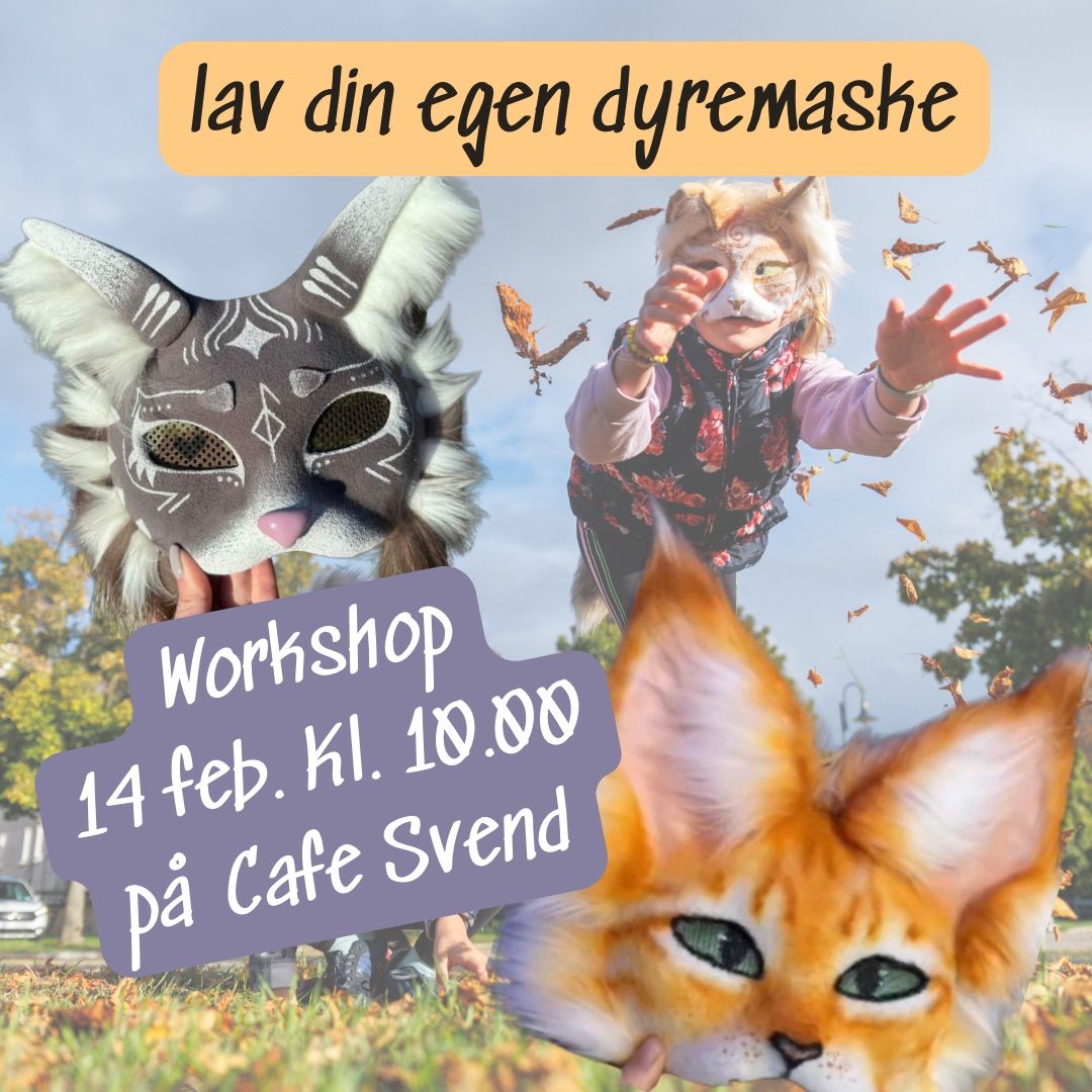 Lav din egen dyremaske-workshop