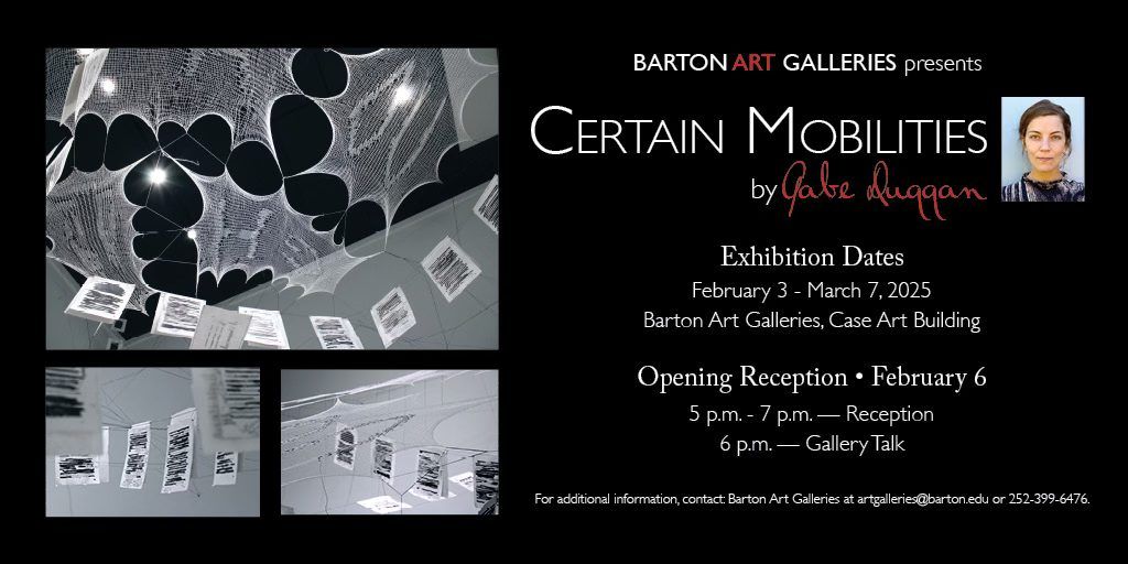 Barton Art Galleries Presents \u201cCertain Mobilities\u201d by Gabe Duggan