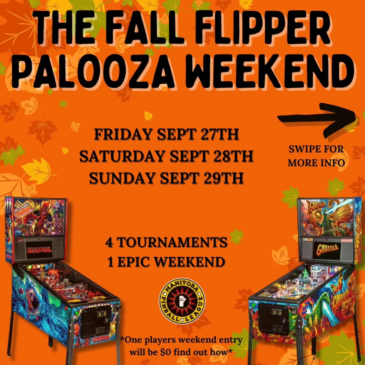 Event 1: Flipper Palooza Event Beat the Clock Matchplay