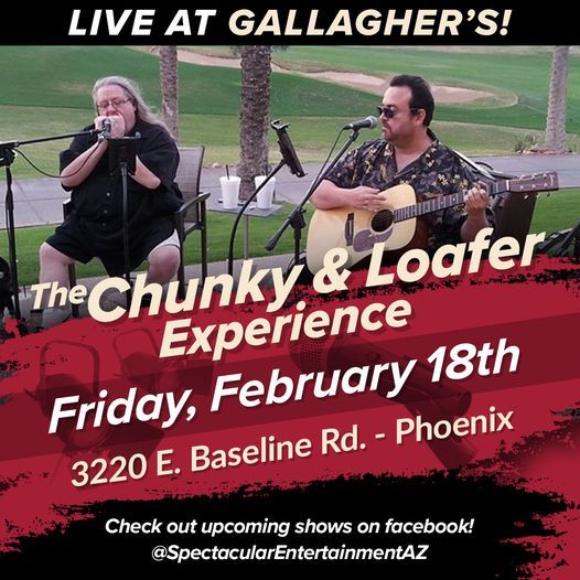 The Chunky & Loafer Experience live on the patio!