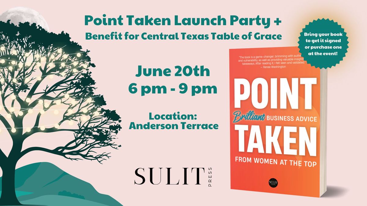 Book Launch Party + Benefit
