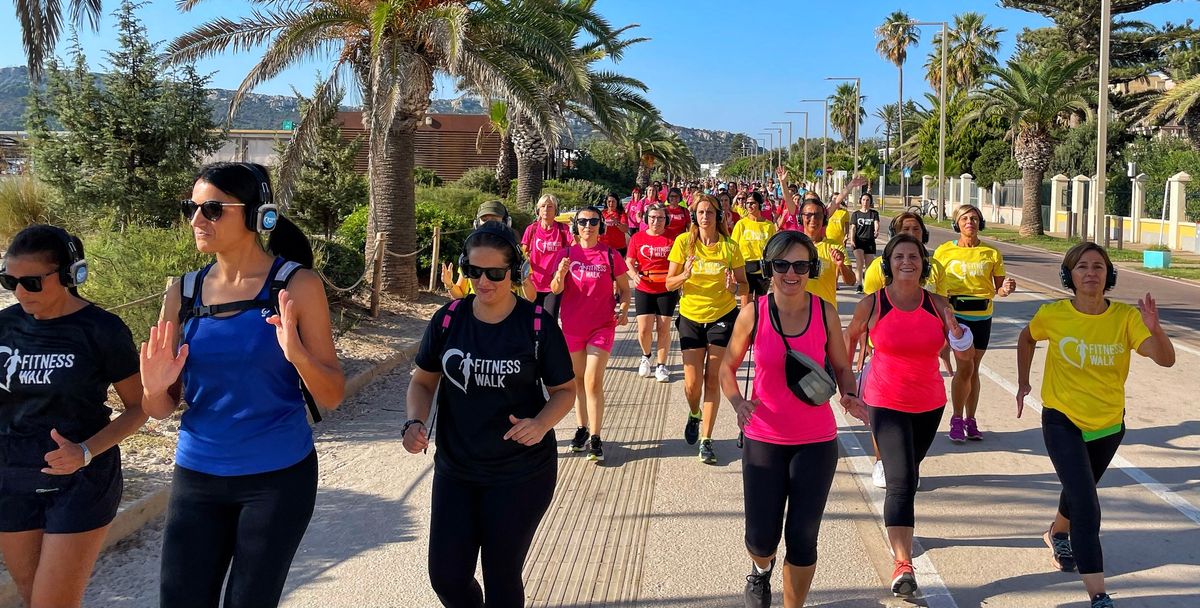 6 Aprile FitnessWalk\u00ae Cagliari sul Lungomare Poetto 