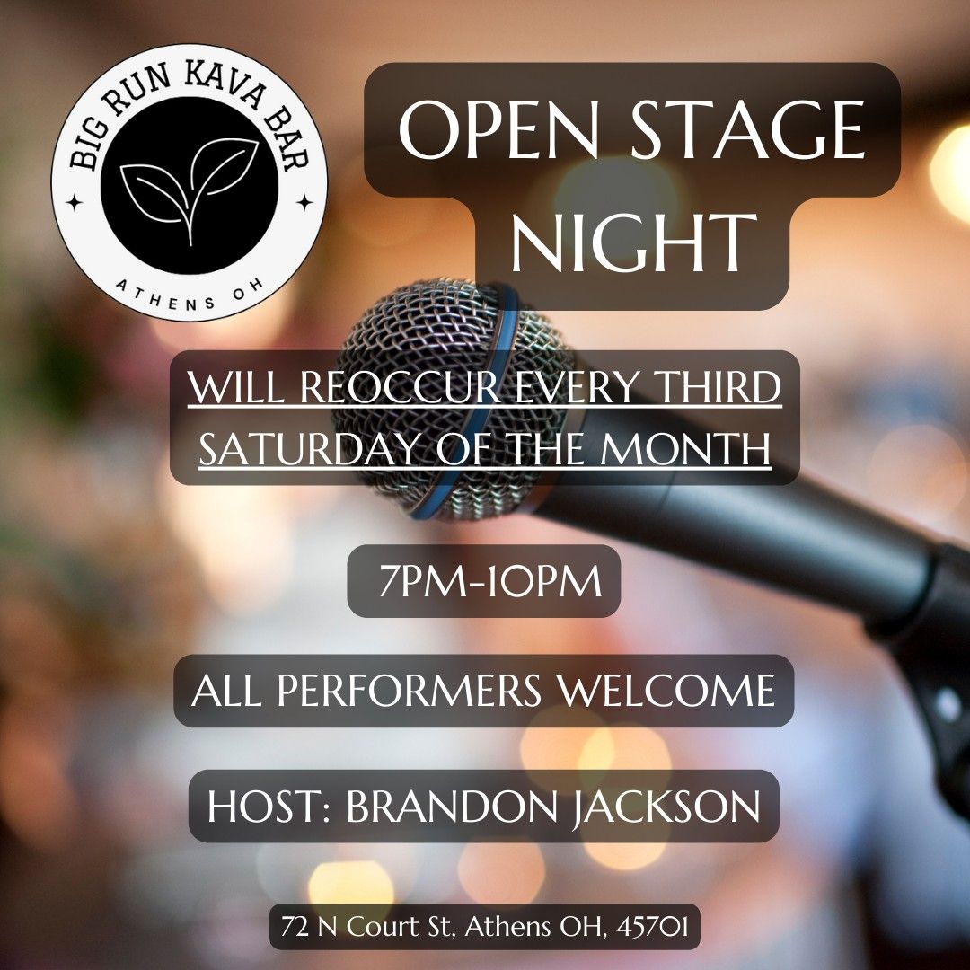 Open Stage Night w\/ Brandon Jackson\ud83c\udfa4