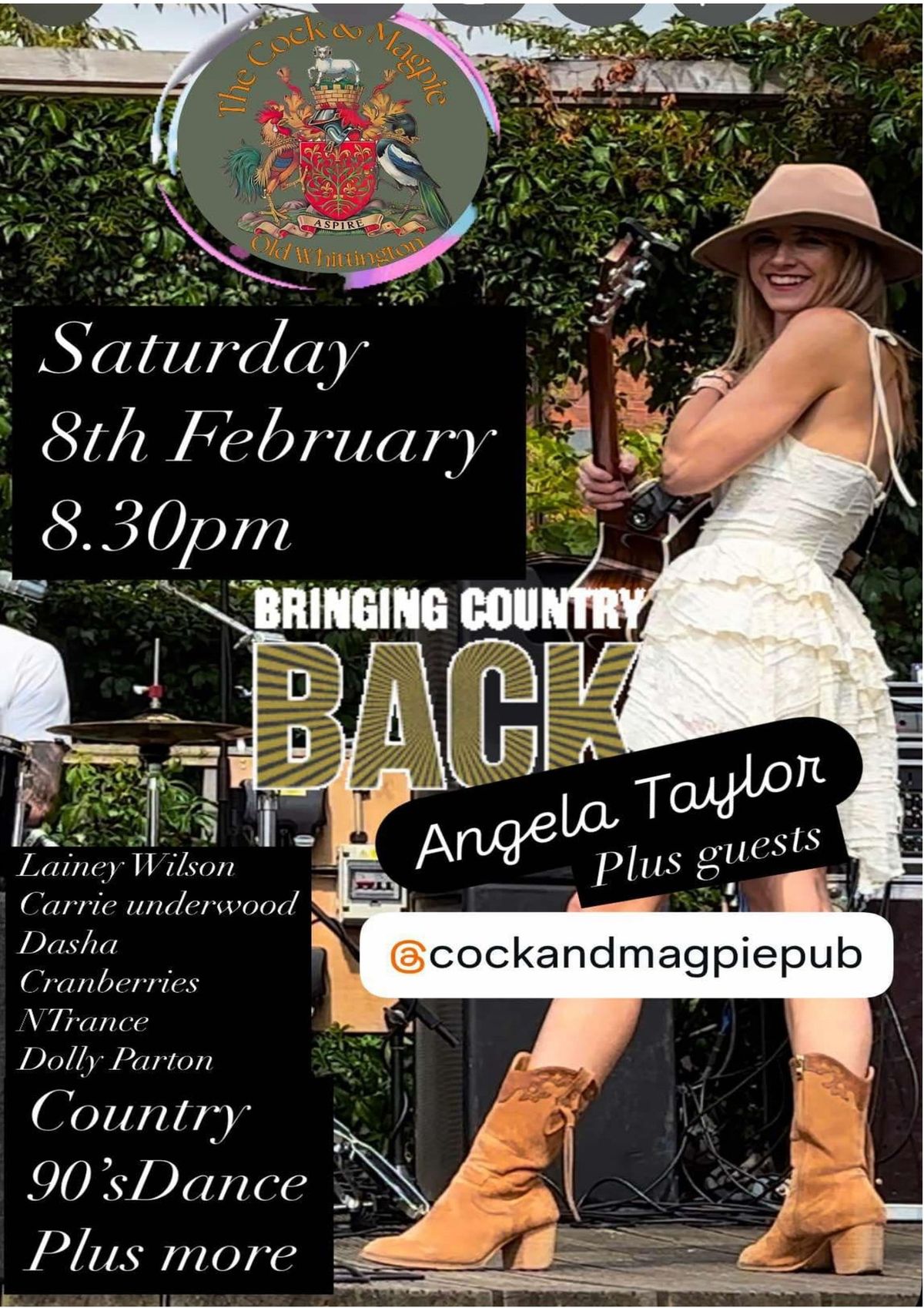 Angela Taylor bringing Country back