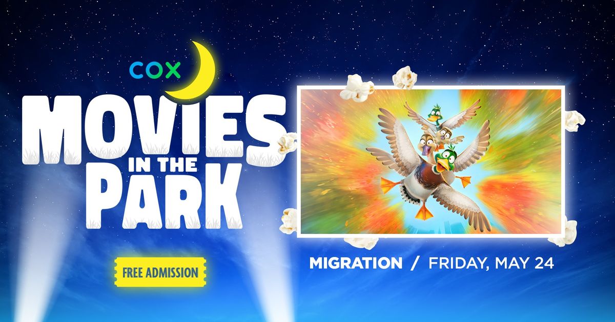 Cox Movies in the Park 2024: Migration (Tucson, AZ)