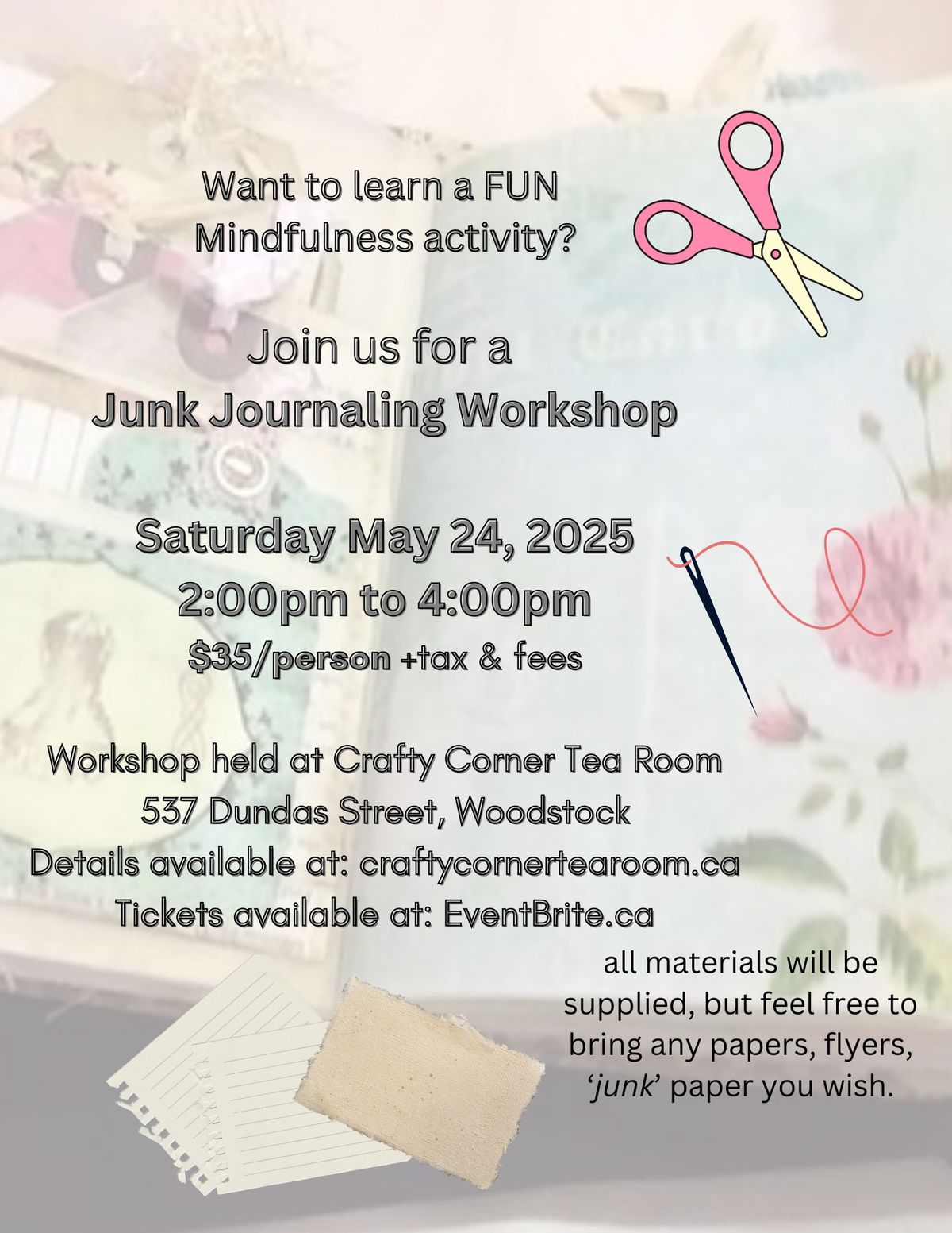 Junk Journaling Workshop