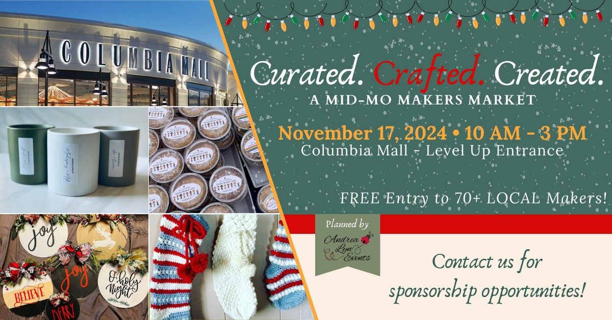 Holiday '24 Curated. Crafted. Created. Makers Market