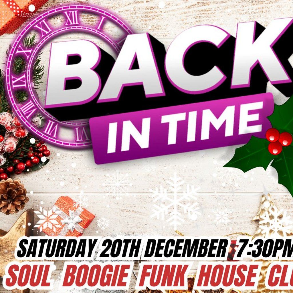 BACK IN TIME Christmas Party at Esher Rugby Club
