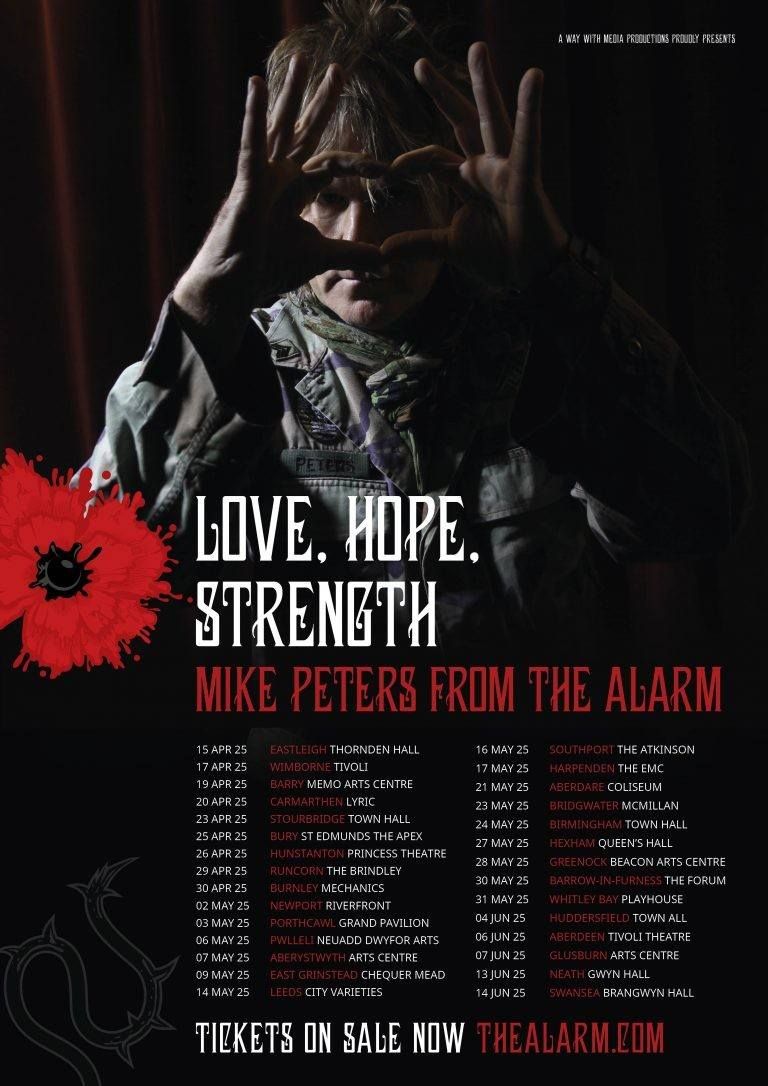 Mike Peters, from The Alarm \u2013 Love Hope Strength