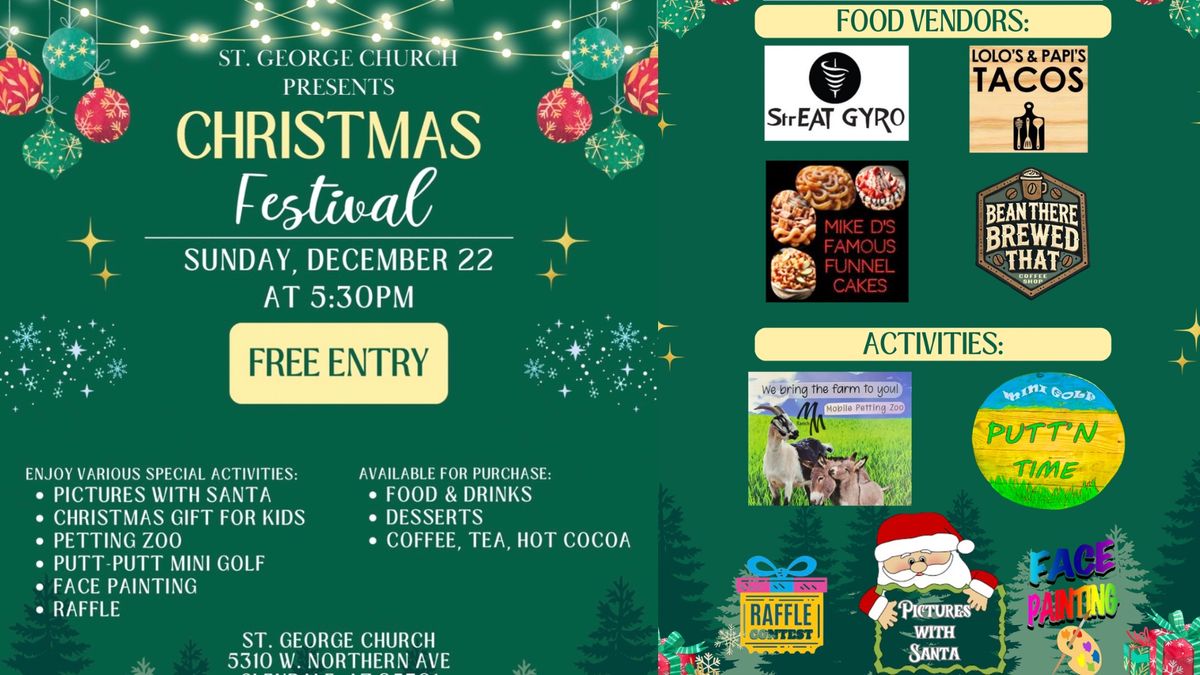 St. George Church Annual Christmas Festival