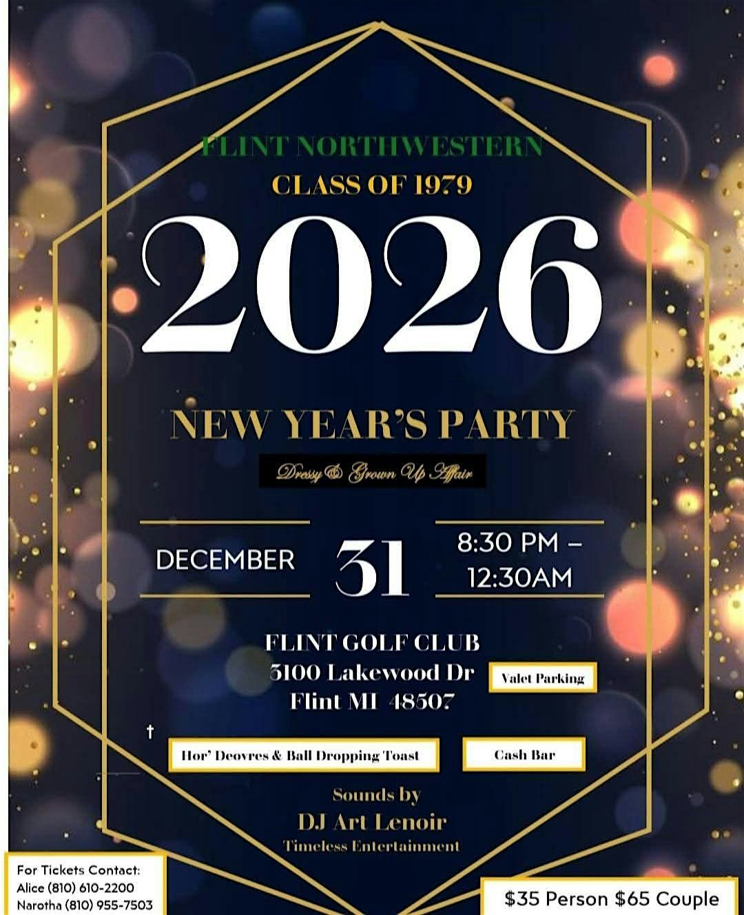 Flint Northwestern Class of 1979 | New Year's Eve Party