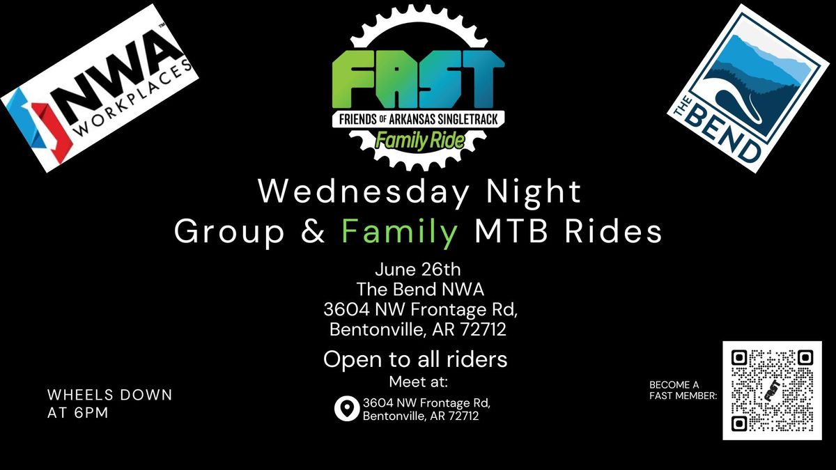FAST Wed Night Group & Family MTB Ride @ Bend