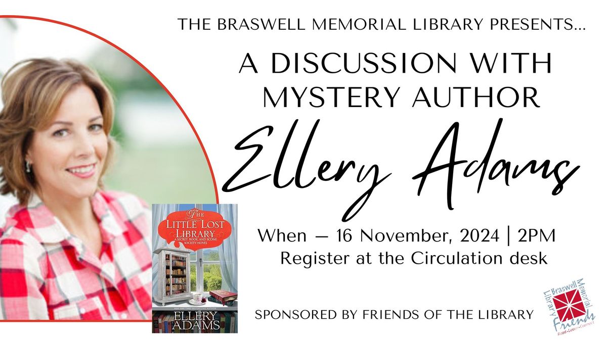 A Discussion with Mystery Author Ellery Adams