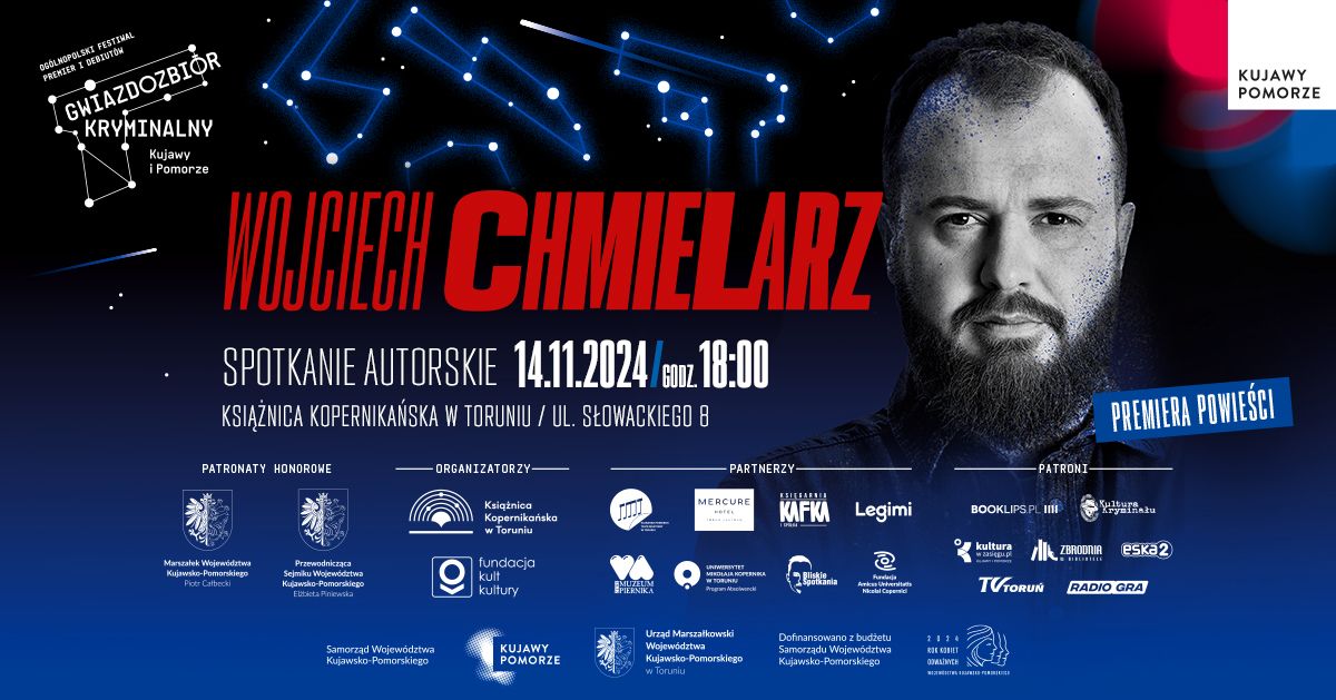 Spotkanie z Wojciechem Chmielarzem | 14.11.2024 | Ksi\u0105\u017cnica Kopernika\u0144ska