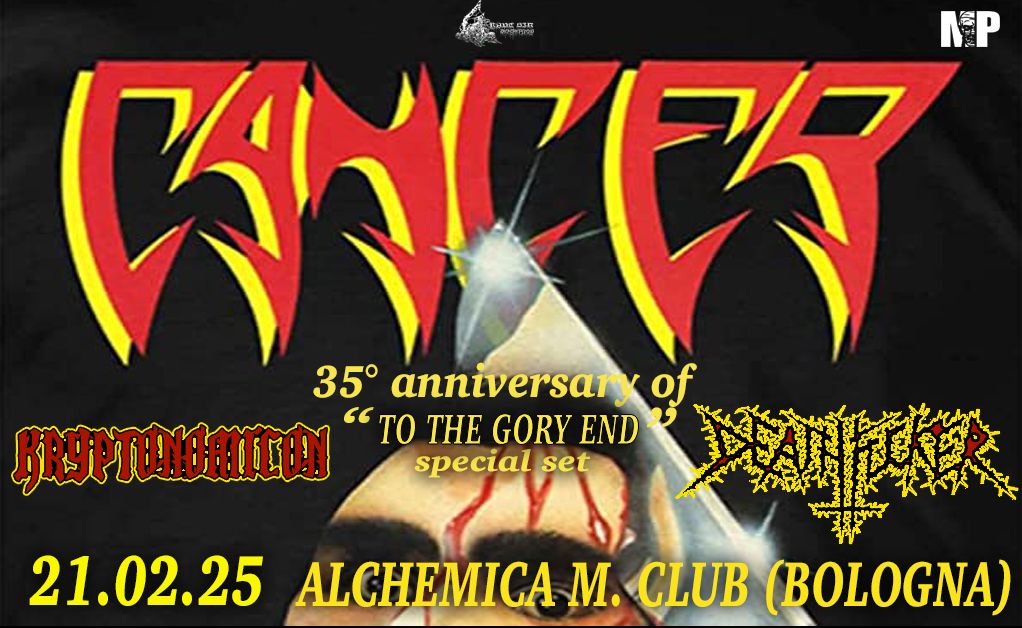 CANCER \/ DEATHFUCKER \/ KRYPTONOMICON At ALCHEMICA MUSIC CLUB