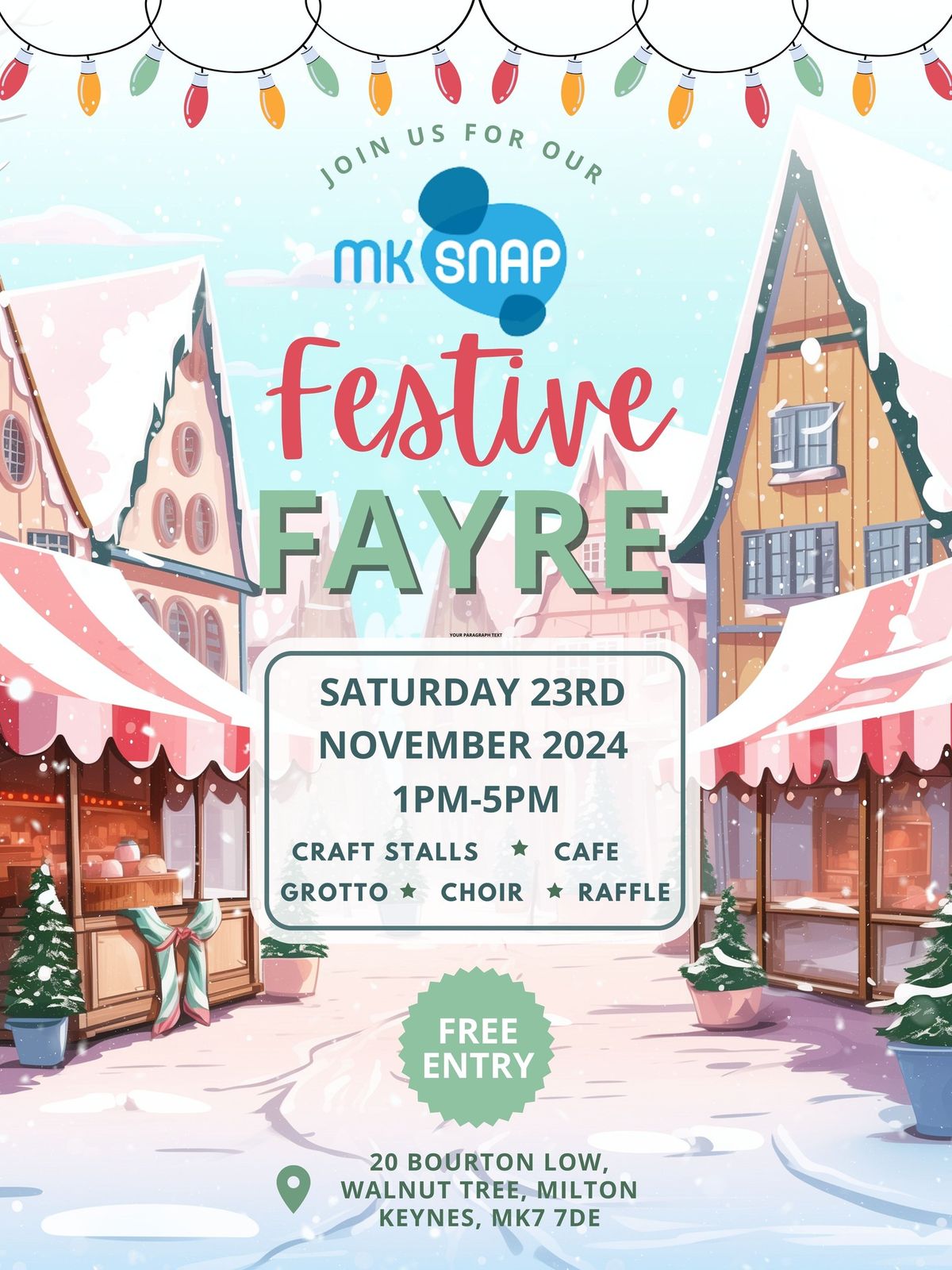 MK SNAP Festive Fayre 2024