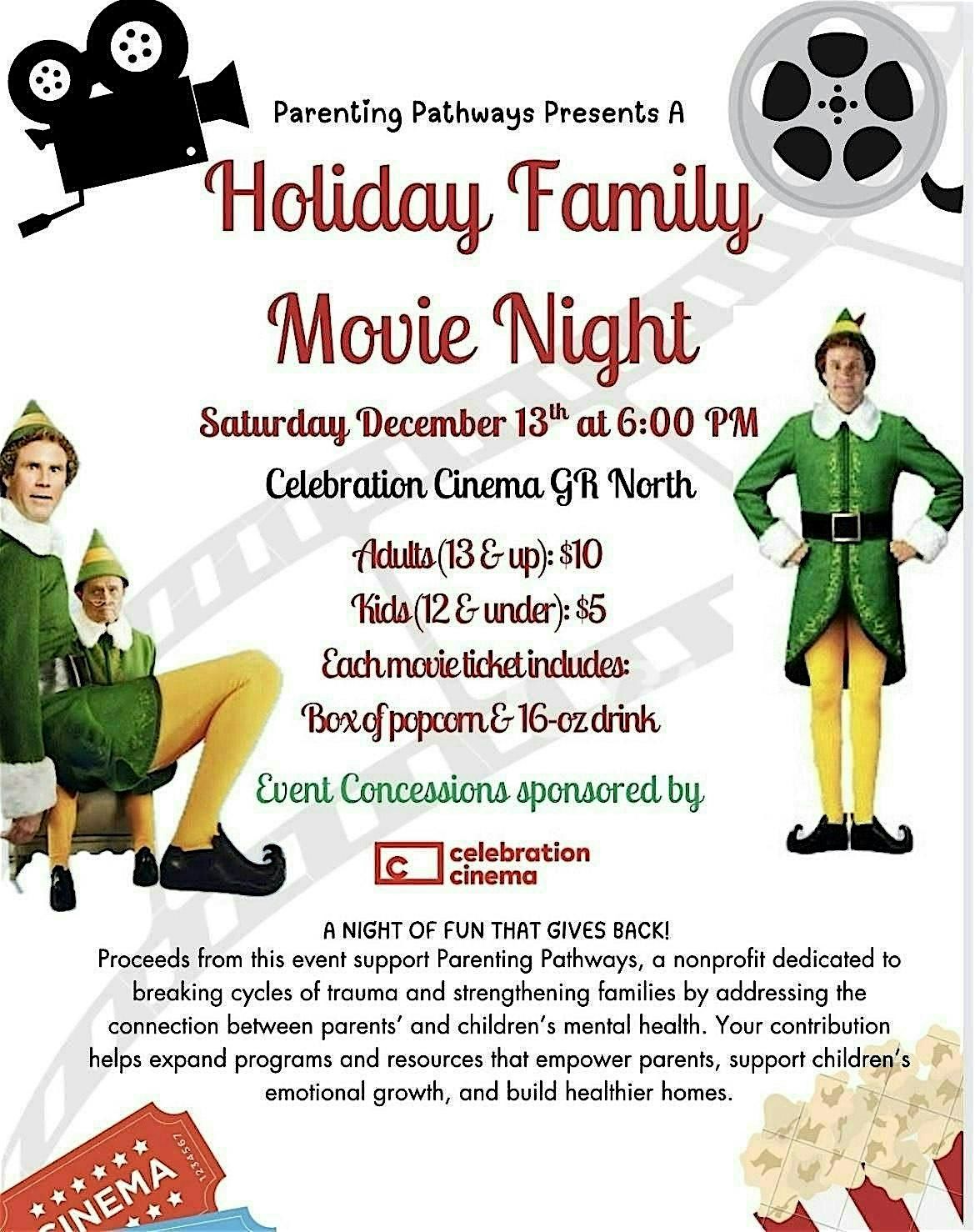 Holiday Family Movie Night with Parenting Pathways