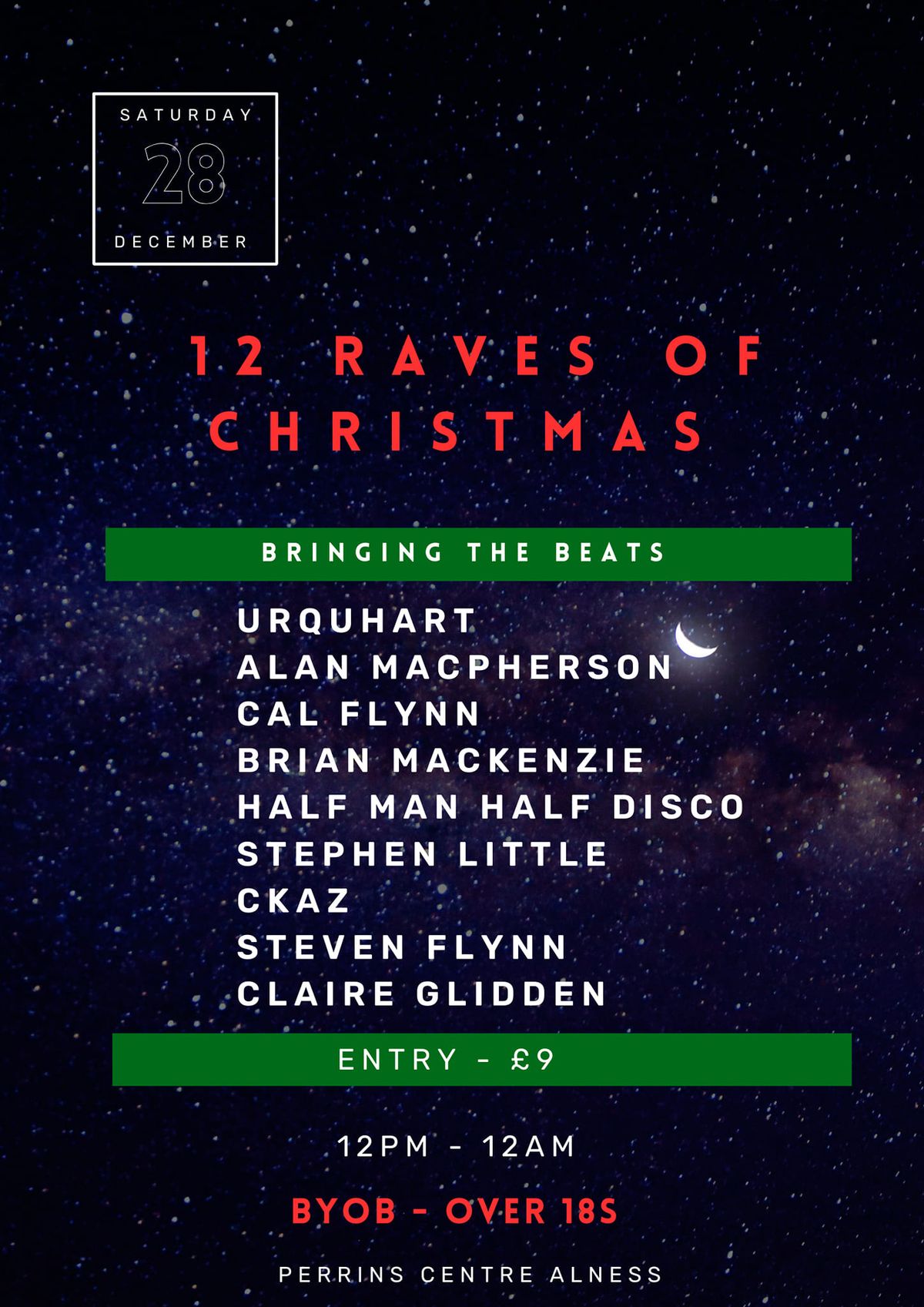 12 Raves of Christmas 