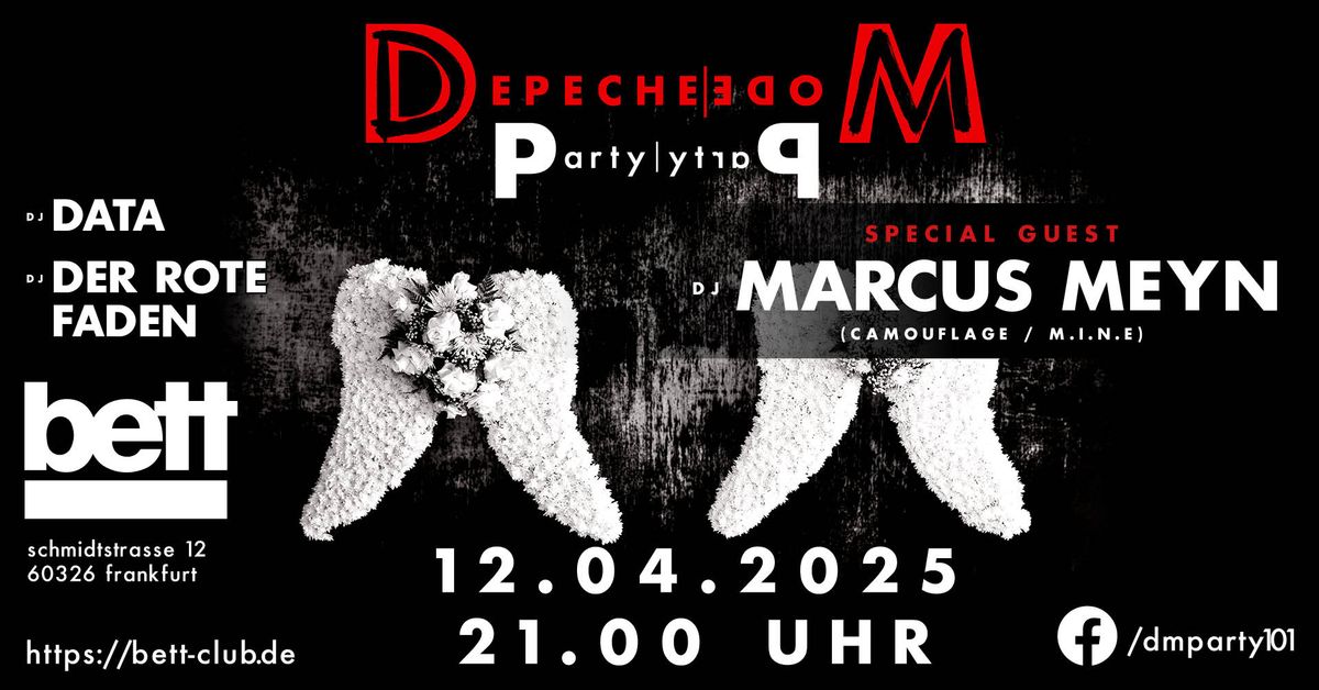 Depeche Mode Party - DAS BETT, Frankfurt \/\/ Special Guest: DJ MARCUS MEYN