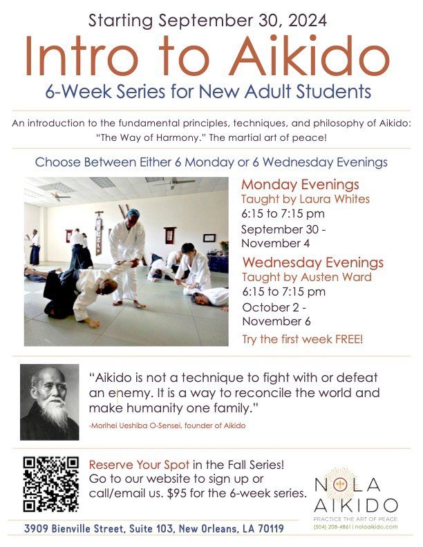 NOLA Aikido Fall Intro Series