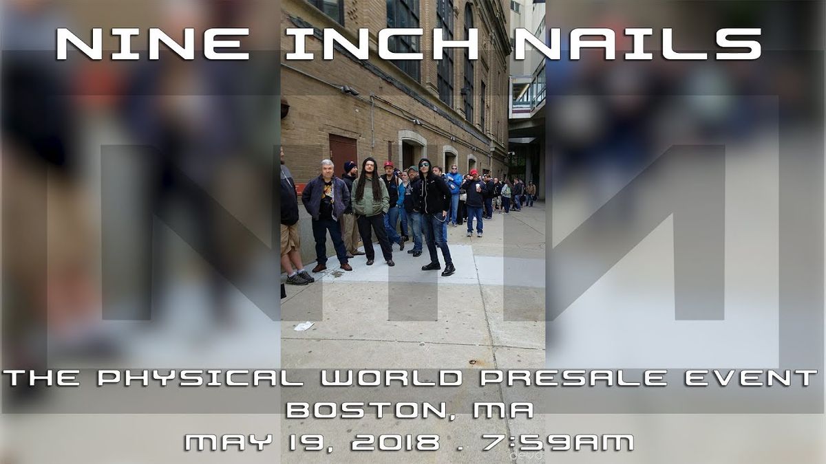 Nine Inch Nails Boston Tickets