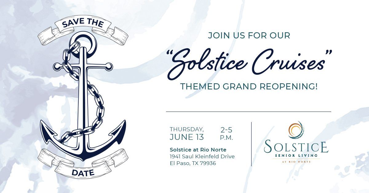 "Solstice Cruises" Grand Reopening Event