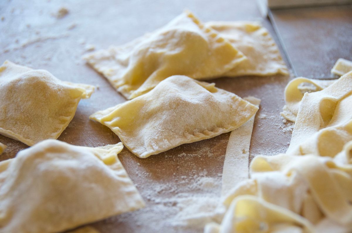 Daytime Italian Squash Ravioli Culinary Class