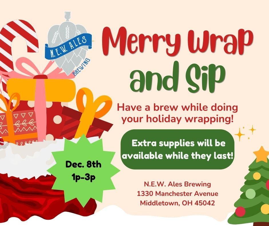 Merry Wrap and Sip at NEW Ales