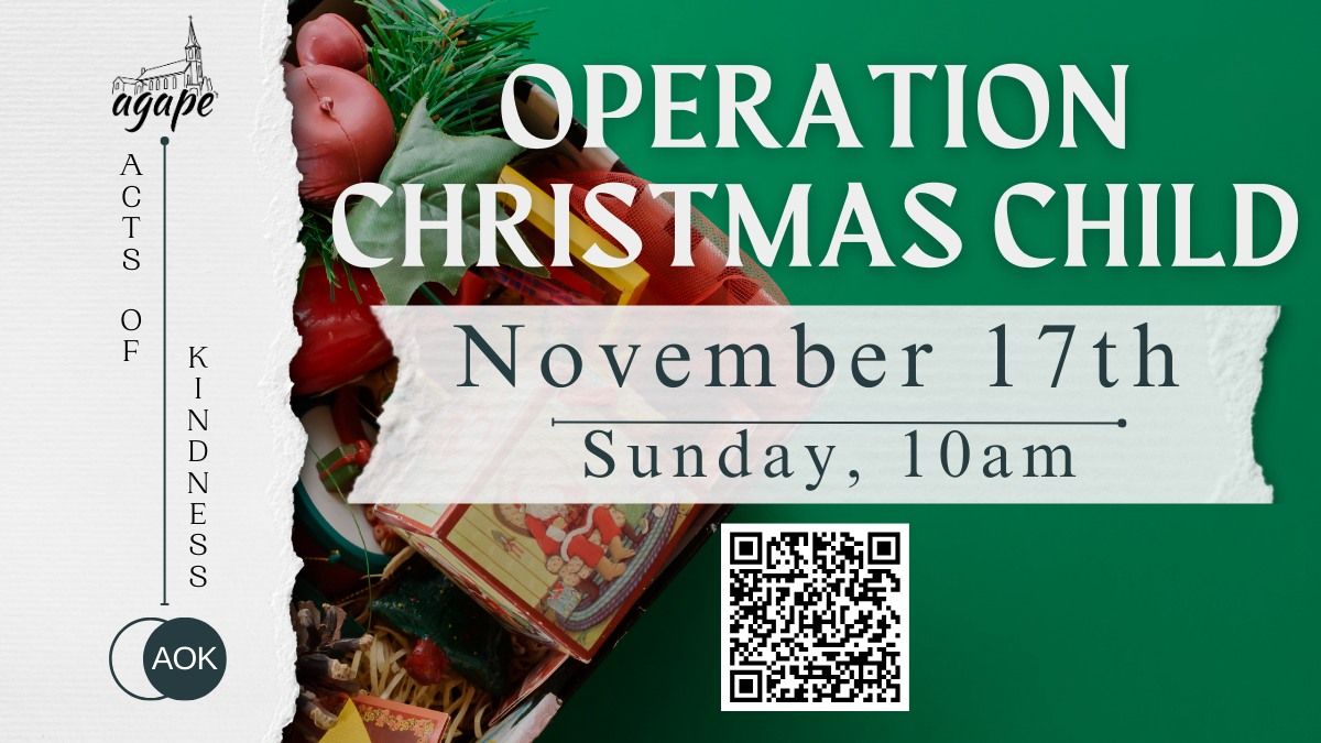 November AOK: Operation Christmas Child