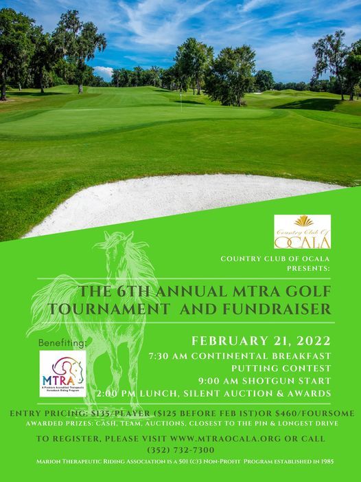 The 6th Annual MTRA Golf Tournament & Fundraiser