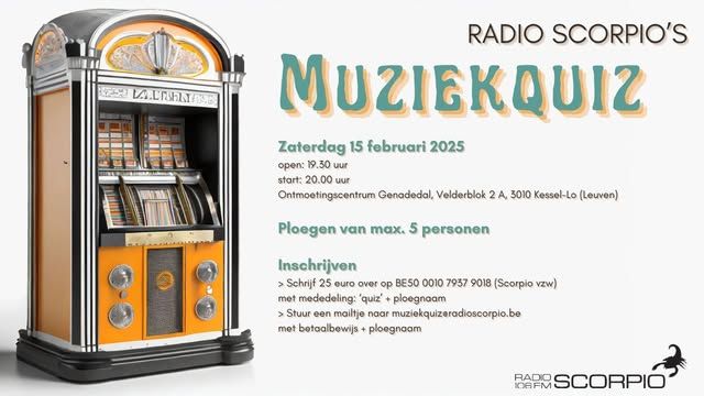 Radio Scorpio's Muziekquiz in OC Genadedal