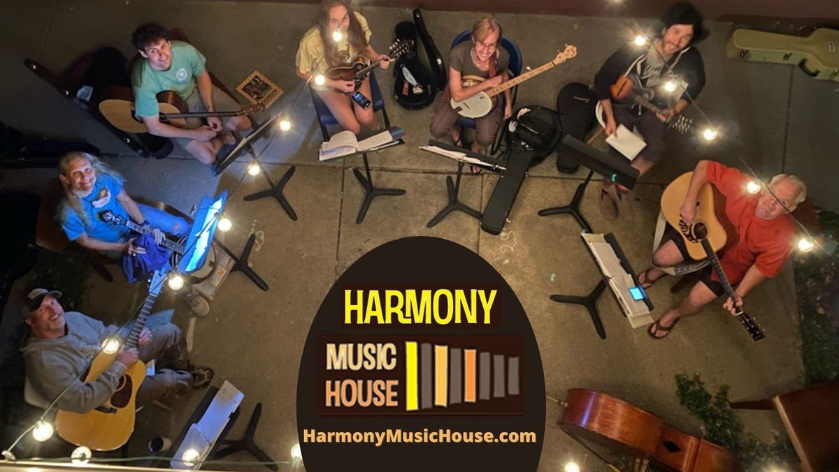 Harmony Music house bluegrass ensemble performances 