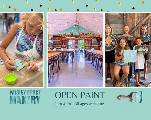 Open Paint- All ages DIY Workshop