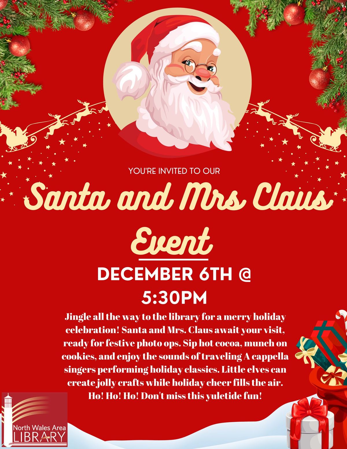 An Evening with Santa & Mrs. Claus: Holiday Magic at the Library