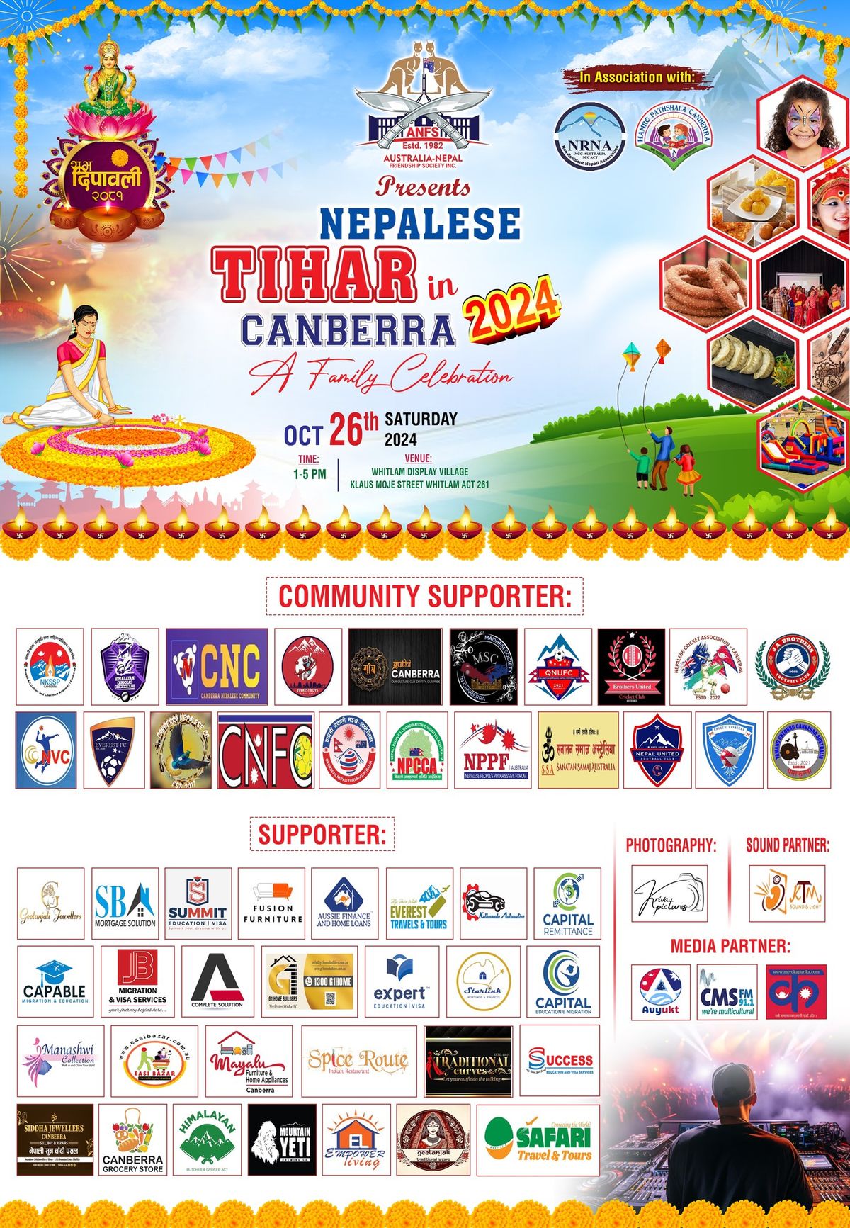 Nepalese Tihar in Canberra 2024