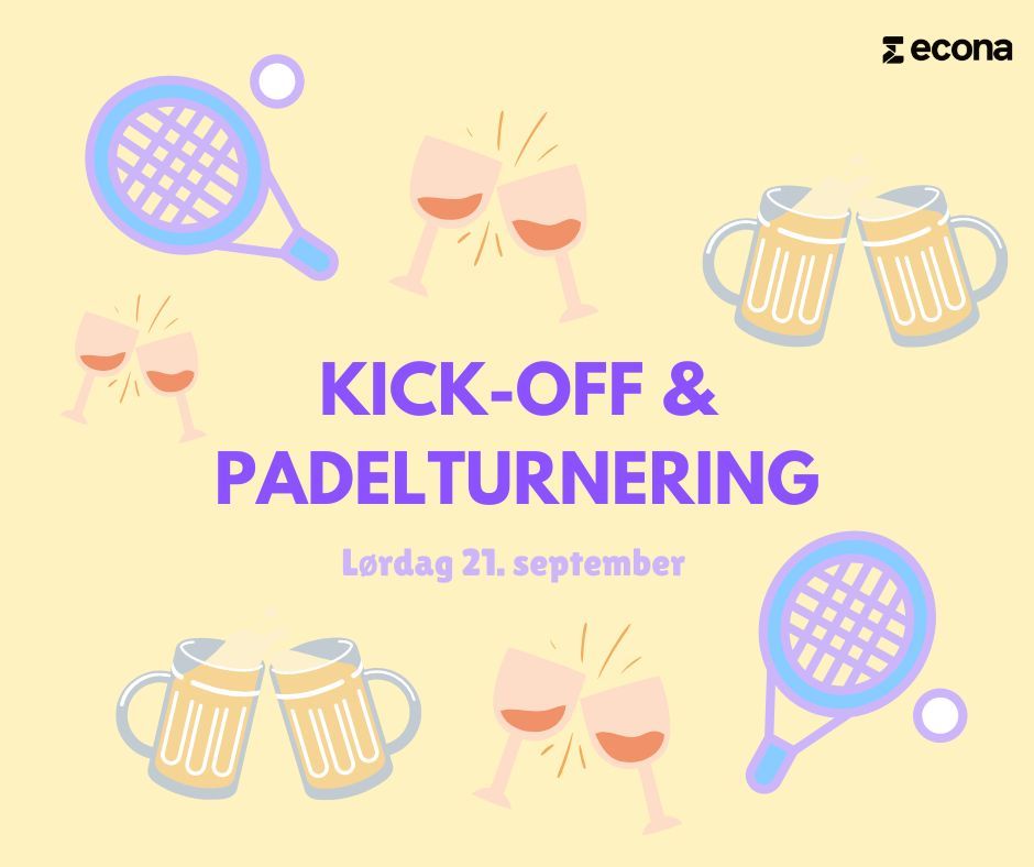 Econa CBS inviterer til kick-off og padelturnering!