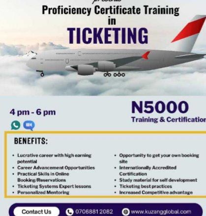 4 Days Exclusive Training on Proficiency in Ticketing